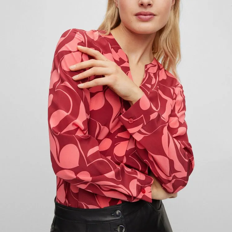 Boss Abstract Short Shirt Dress-5
