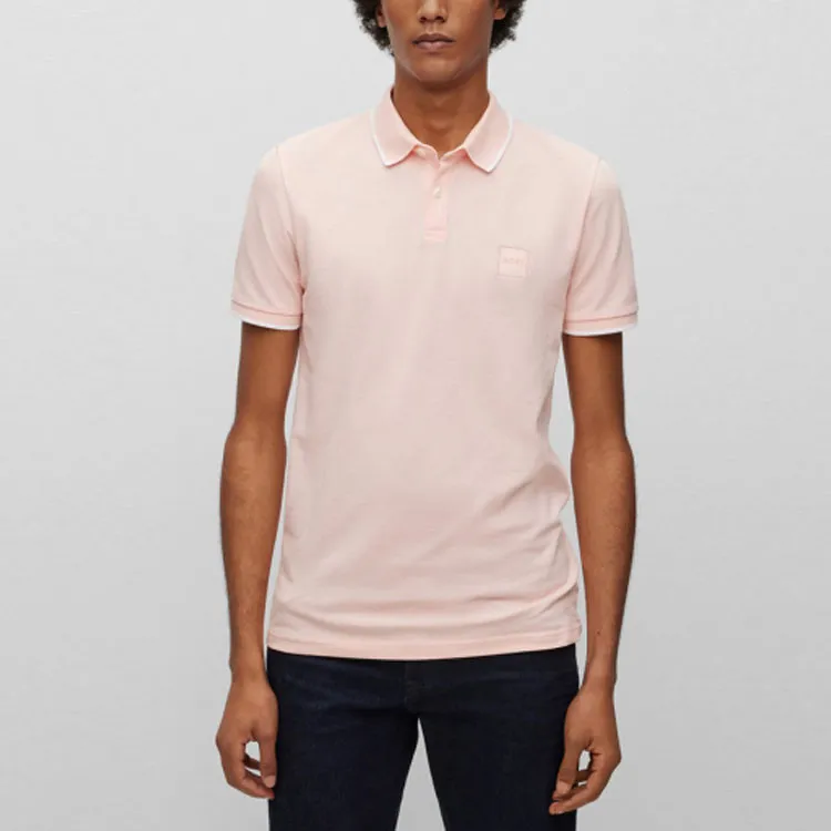 HUGO BOSS SS23 Polo Shirt Men's Light Pink-4