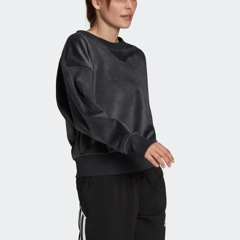 Adidas Sweatshirt Women's Black-3