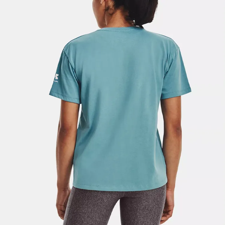 Under Armour T-Shirt Women's Serene Water Blue-4