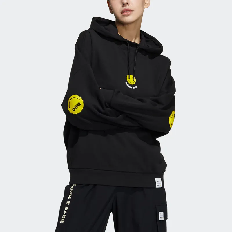 Smiley X Adidas Neo Sweatshirts Women's Black-3