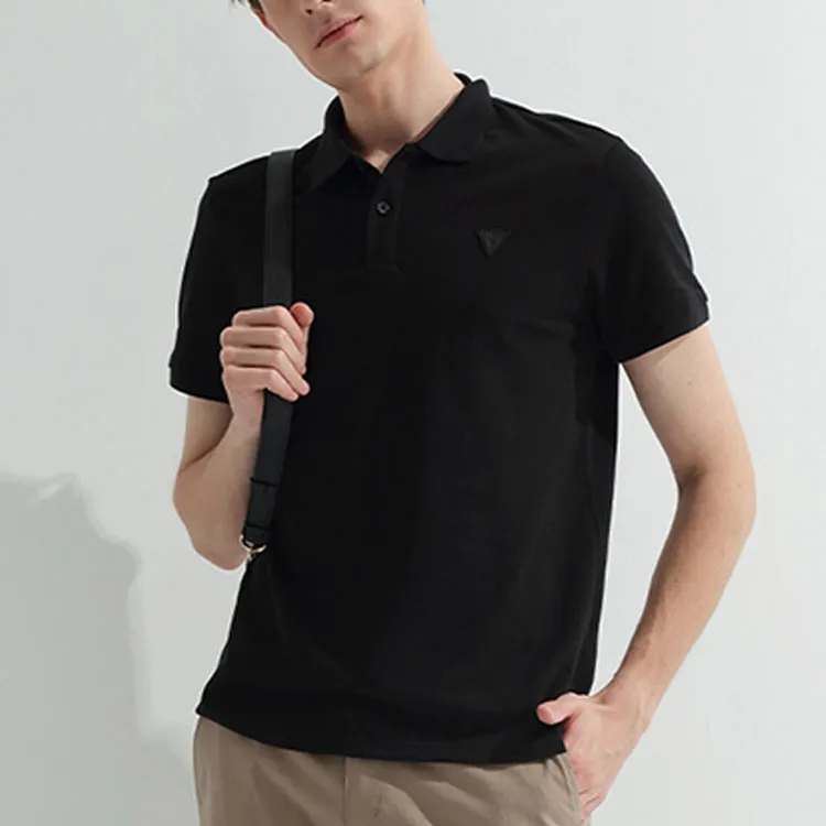 GUESS Polo Shirts Men Black-2