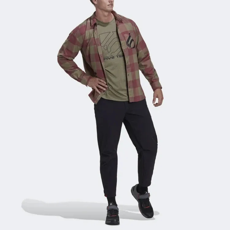 Adidas Free Shipping With AdiClub Five Ten Brand Of The Brave Flannel Shirt Gender Neutral-1