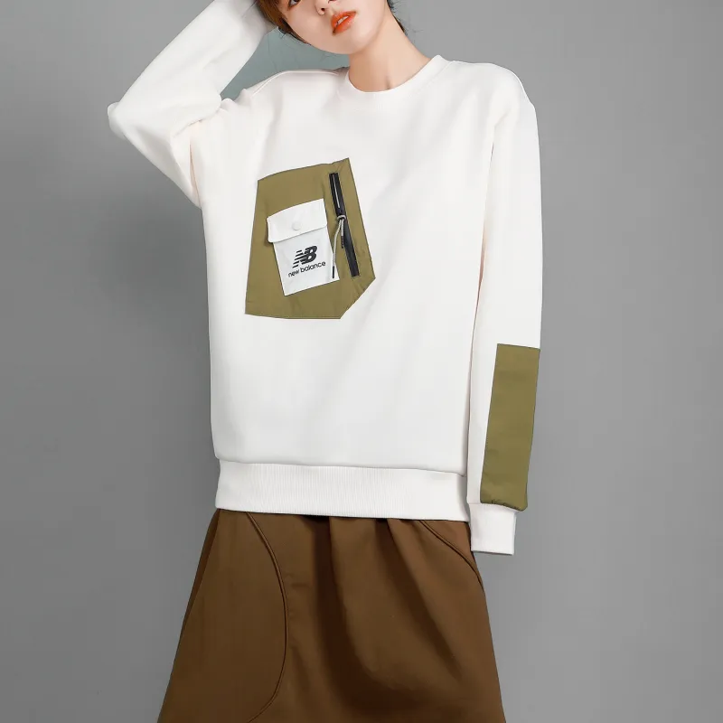 New Balance Sweatshirts Unisex Ivory-3