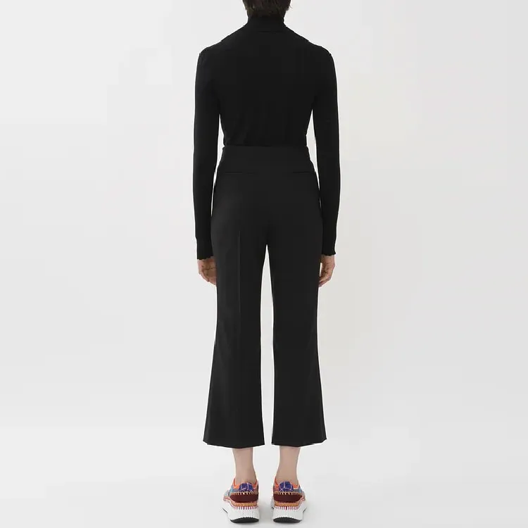Chloé Cropped Flared Trousers-2