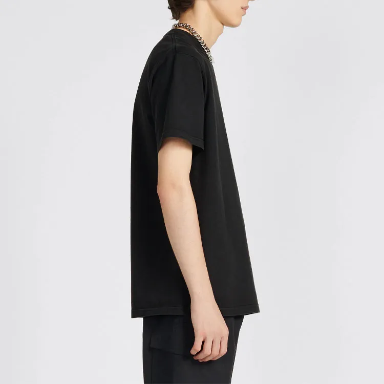 DIOR Logo Embroidered Round Neck T Shirt-4