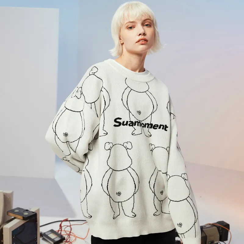 Suamoment Sweaters Unisex-6