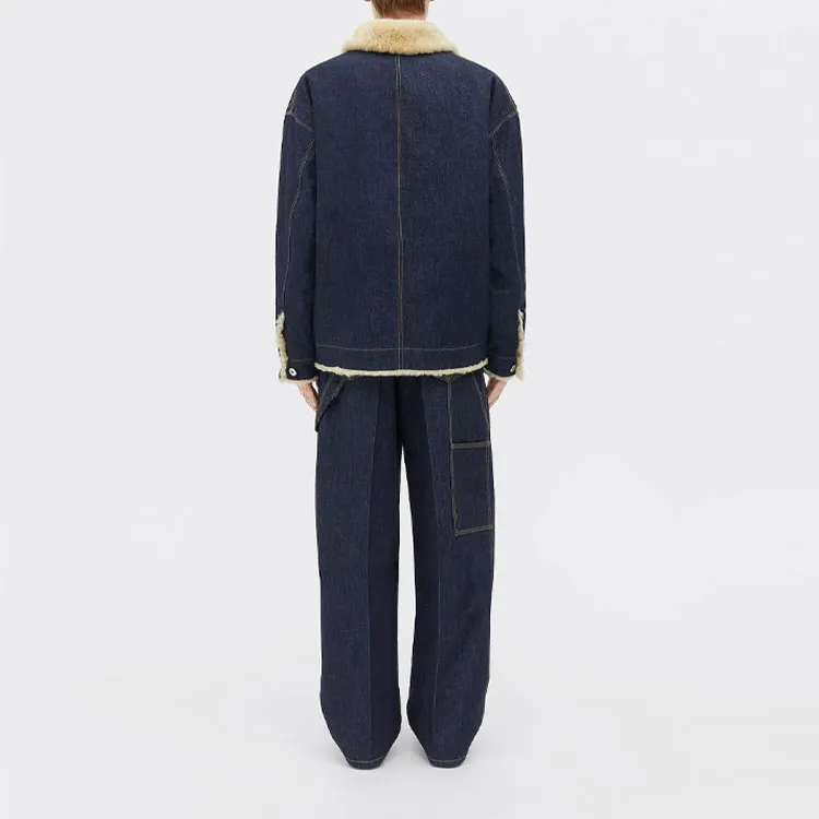 Bottega Veneta Denim Jacket Men's Blue-2