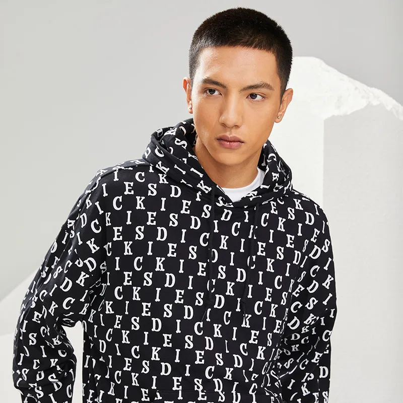 Dickies Sweatshirts Unisex Black White Letter-2