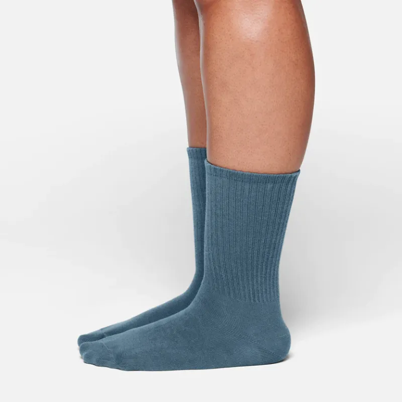 Skims Women's Mid-Calf Socks-4