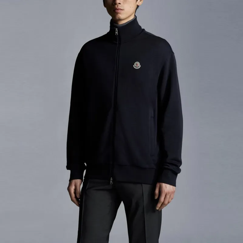 Moncler Sweatshirts Men Midnight Blue-2