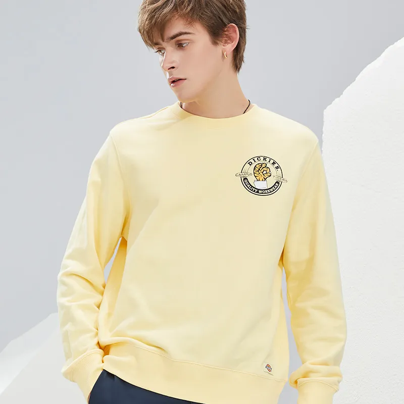 Dickies Sweatshirt Unisex Light Banana Yellow-4
