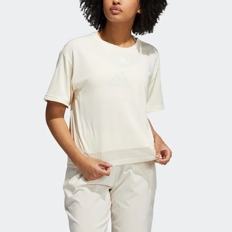 Adidas Crop Tops Women's Ecru-1
