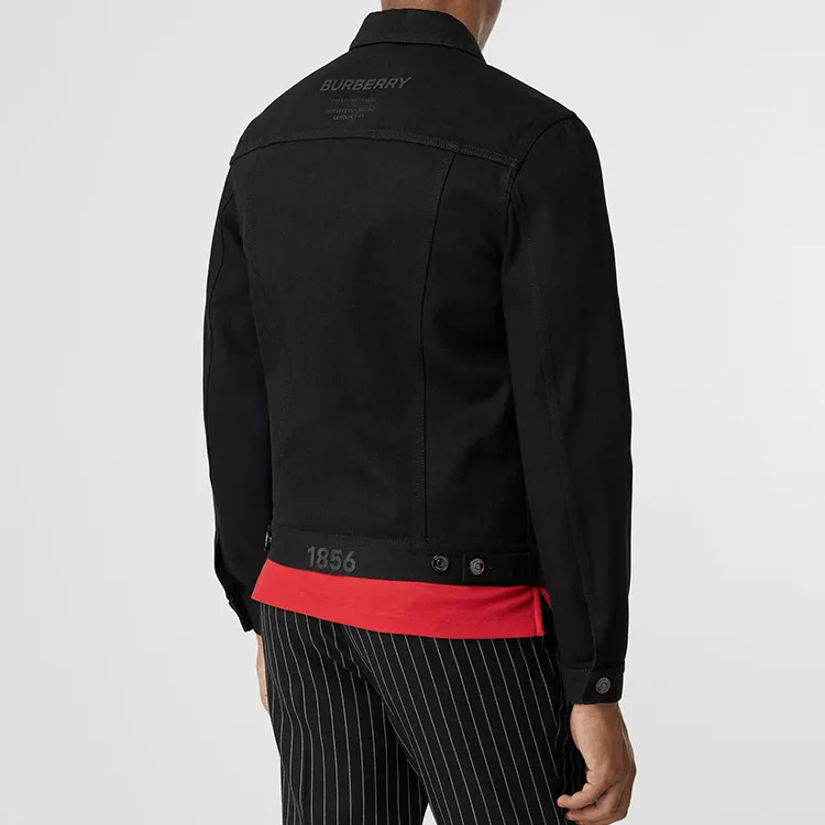 Burberry Denim Jacket Men's Black-2