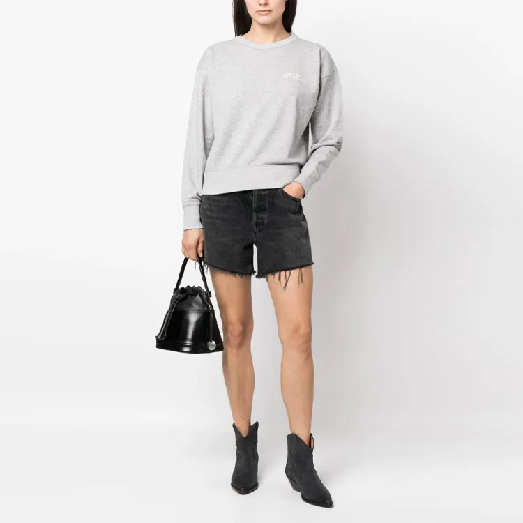 ISABEL MARANT Logo Embroidered Crewneck Sweatshirt-1