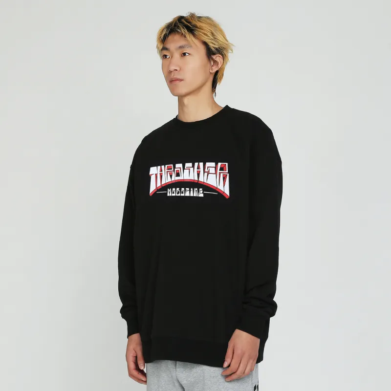 Thrasher Sweatshirt US Version Unisex Black-2