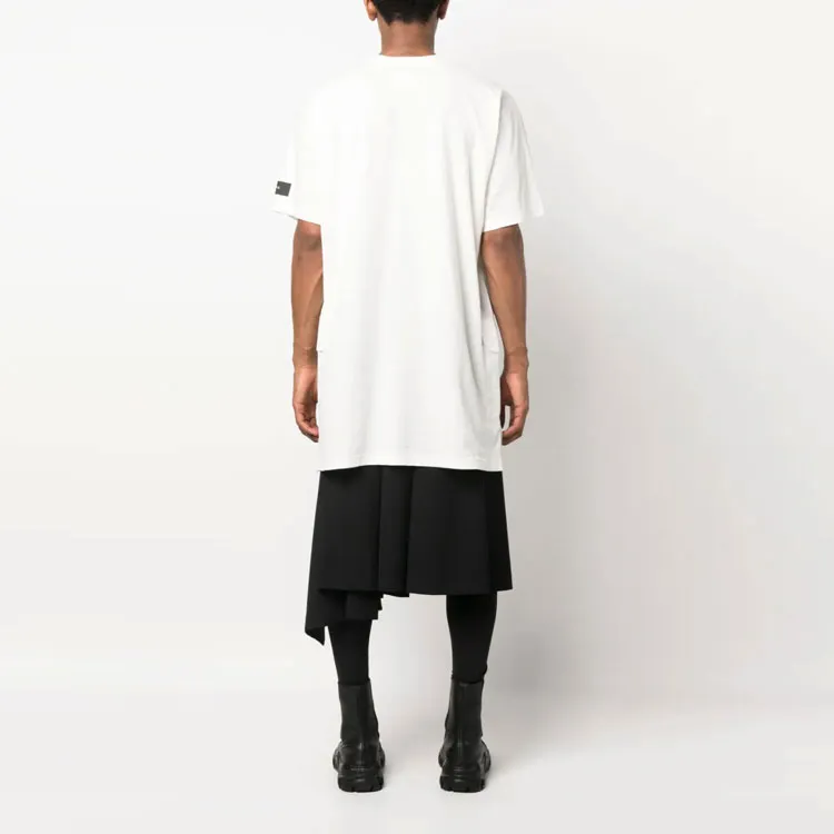 Y 3 Pocket Detailed Crewneck T Shirt-2