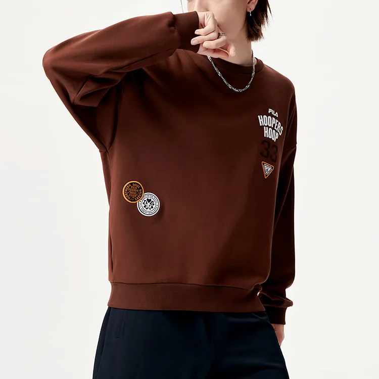 FILA FUSION Sweatshirt Men's Rain Goose Brown-3