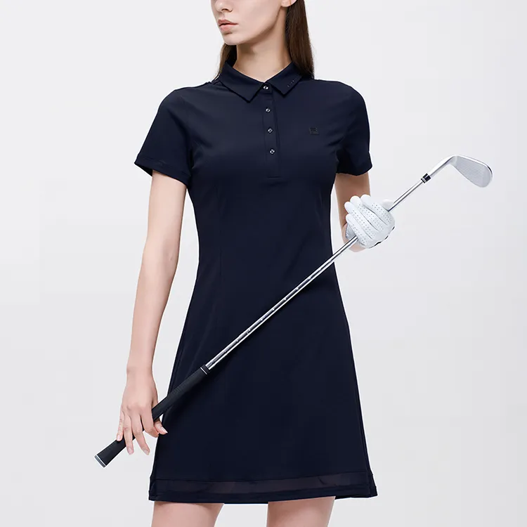 FILA Athletics Short Sleeved Dresses Women's Pitch Black-5