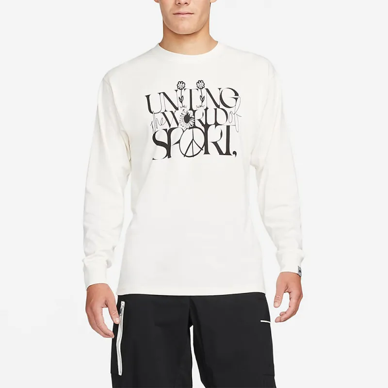 Nike T Shirts Men Ecru-2