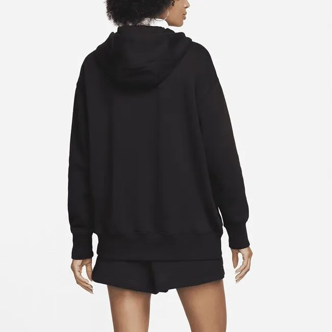 Nike Women's Phoenix Fleece Oversized Full Zip Hoodie Black-4