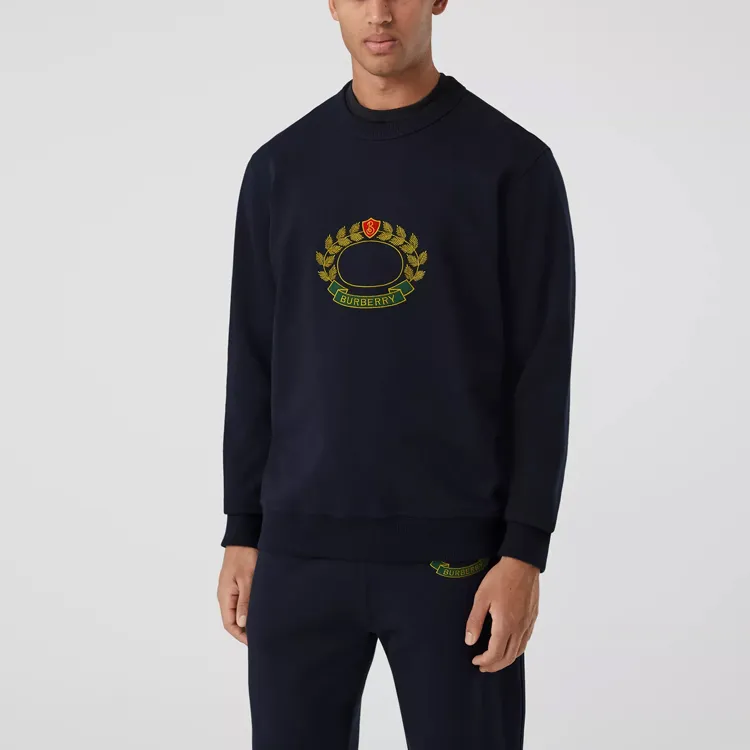 Burberry FW22 Sweatshirt Men's Navy Blue-3