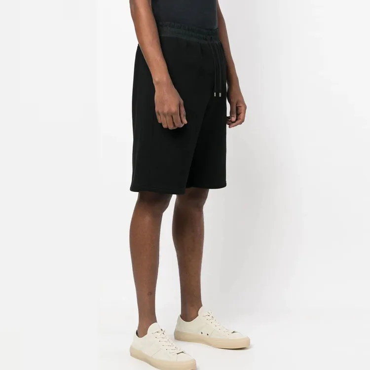 SAINT LAURENT Logo Embroidered Drawstring Shorts-2