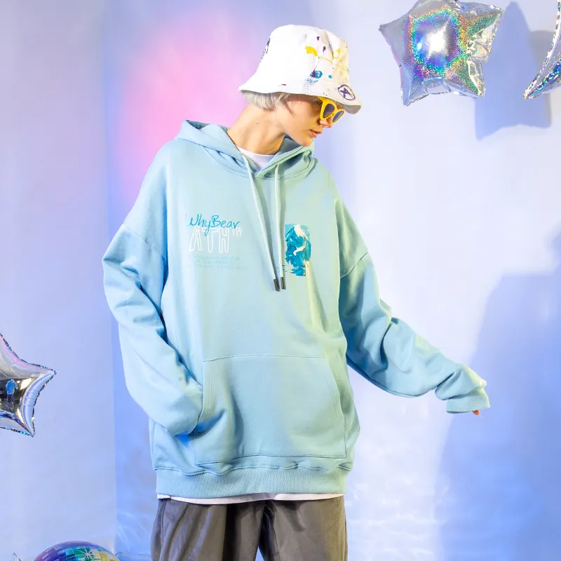 Athief Hooded Loose Fit Regular Sweatshirt Unisex-9