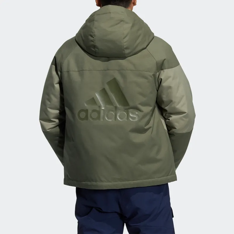 Adidas Down Jackets Men Army Green-2