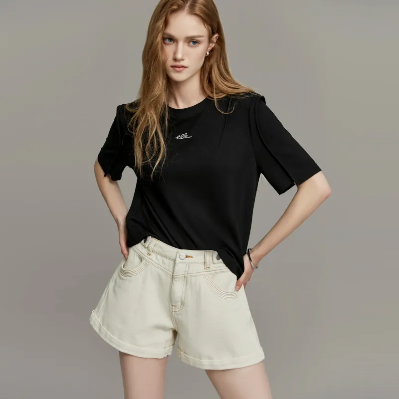 ELLE Crop Tops Women's-8