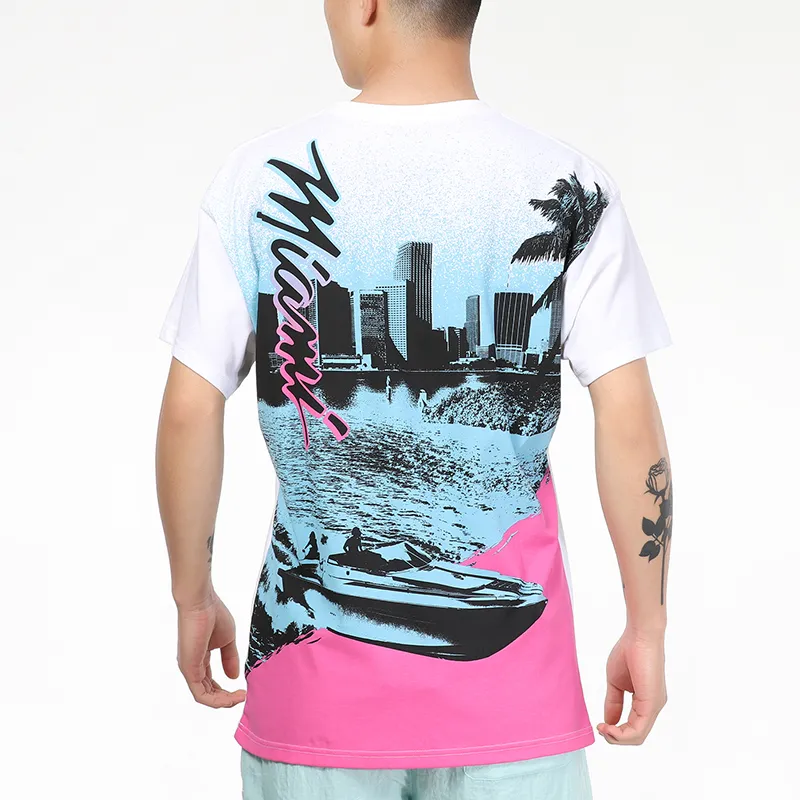 Nike T Shirts Men White-4