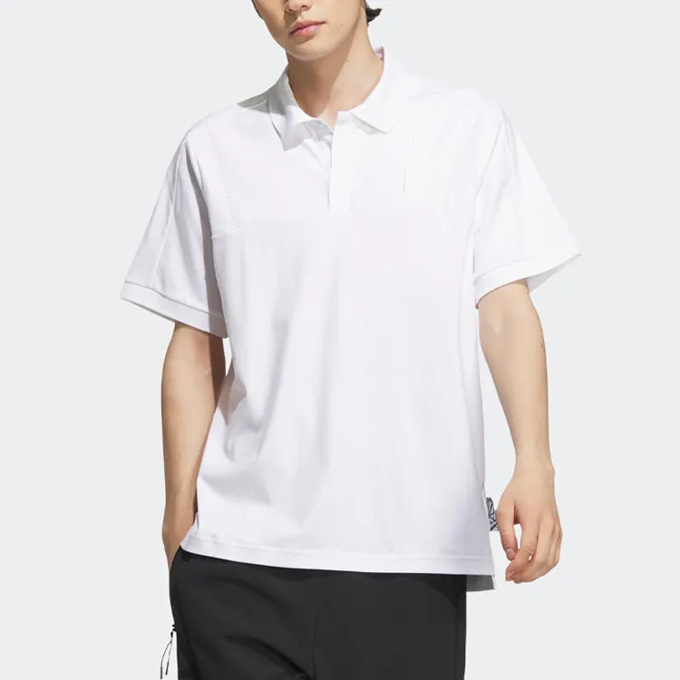 Adidas Polo Shirts Men White-1