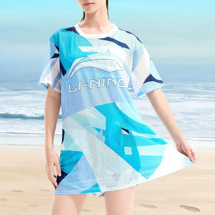 LINING One Piece Swimsuits Women's Light Sea Blue[Cover Up Only]-1