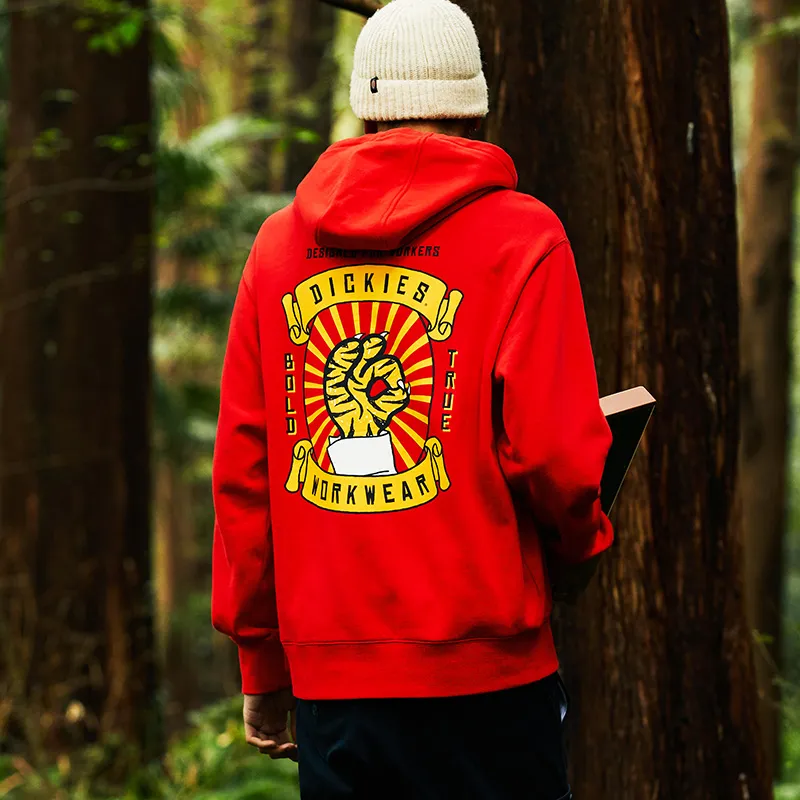Dickies Sweatshirt Unisex Chinese Red-5