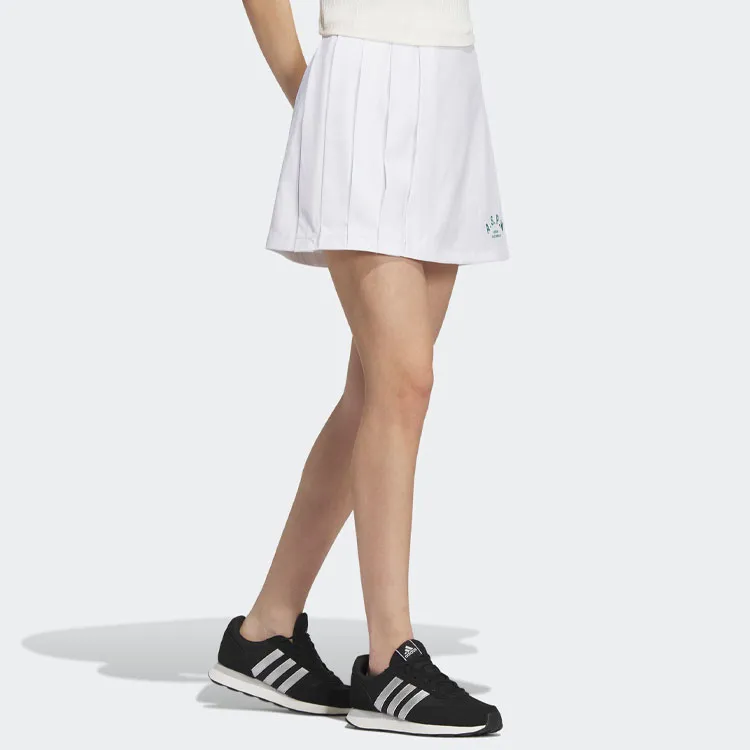 Adidas Casual Short Skirts Women's Light Pink Blue-3