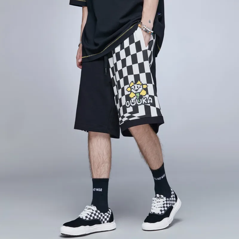 Guuka Casual Shorts Men Black-7