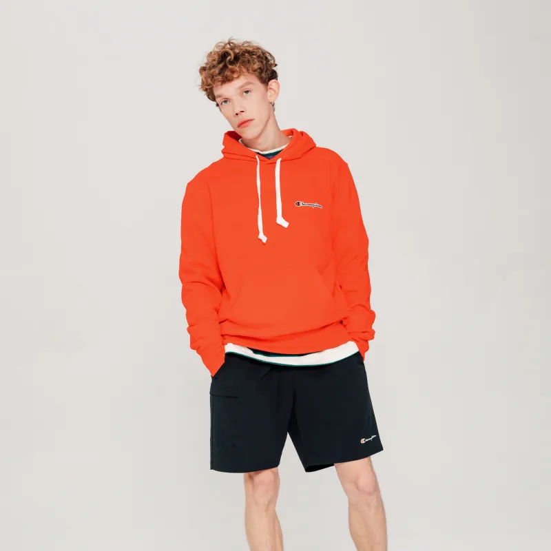 Champion Hooded Regular Sweatshirt Unisex Orange-1