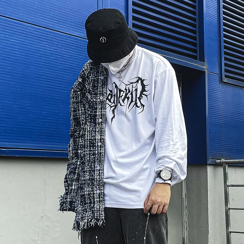 MIRACLE KILL Straight Long-Sleeved T-Shirt Men's-10