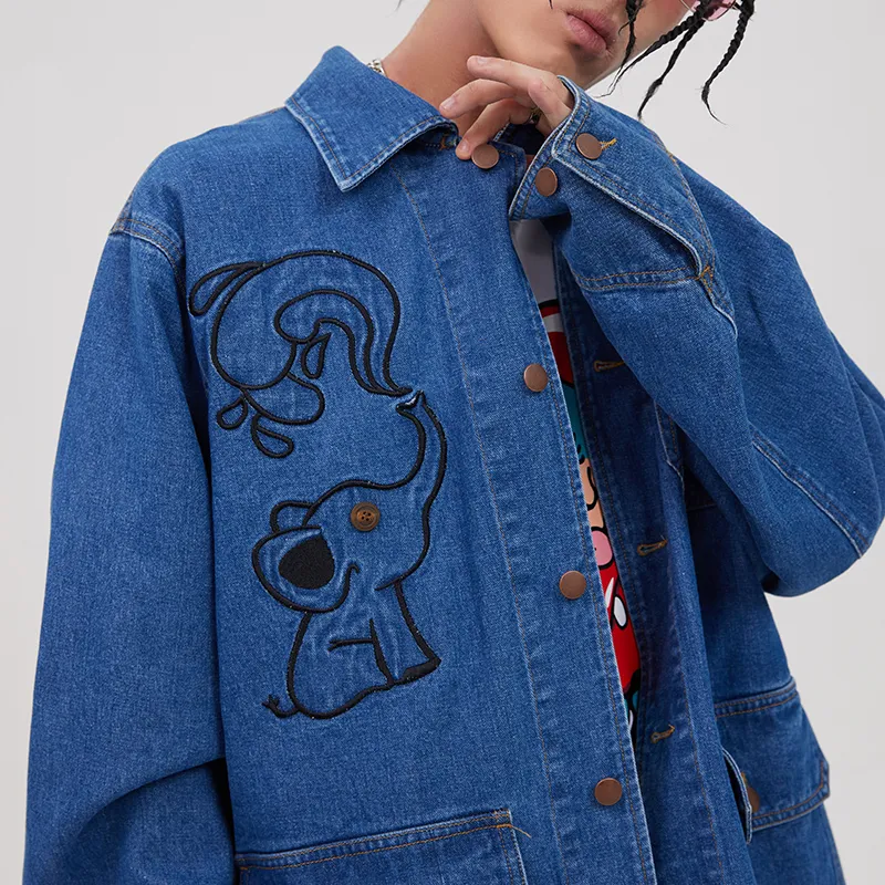 AMONSTER Denim Jackets Unisex-9