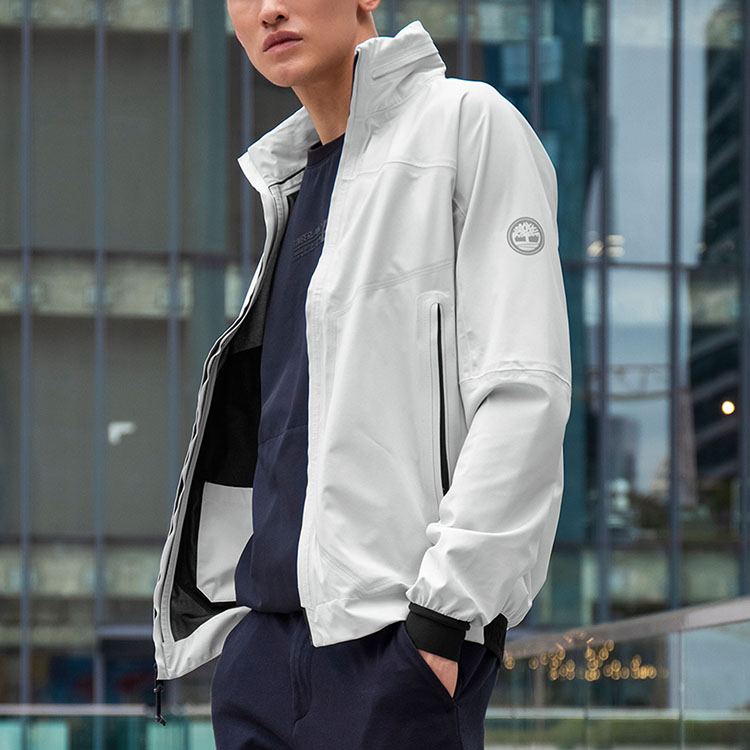 Timberland Jackets Men White Sand - POIZON