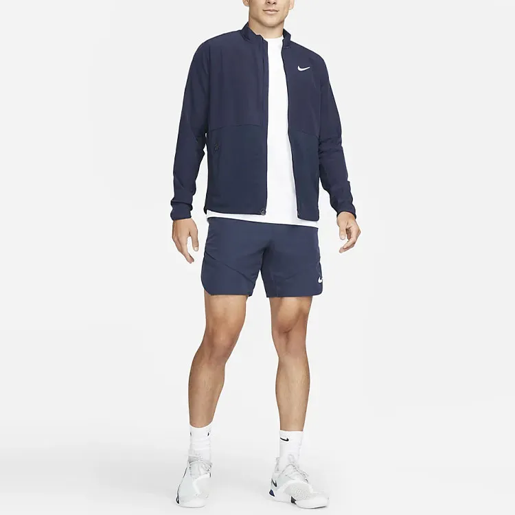 Nike Jackets Men Navy Blue-2