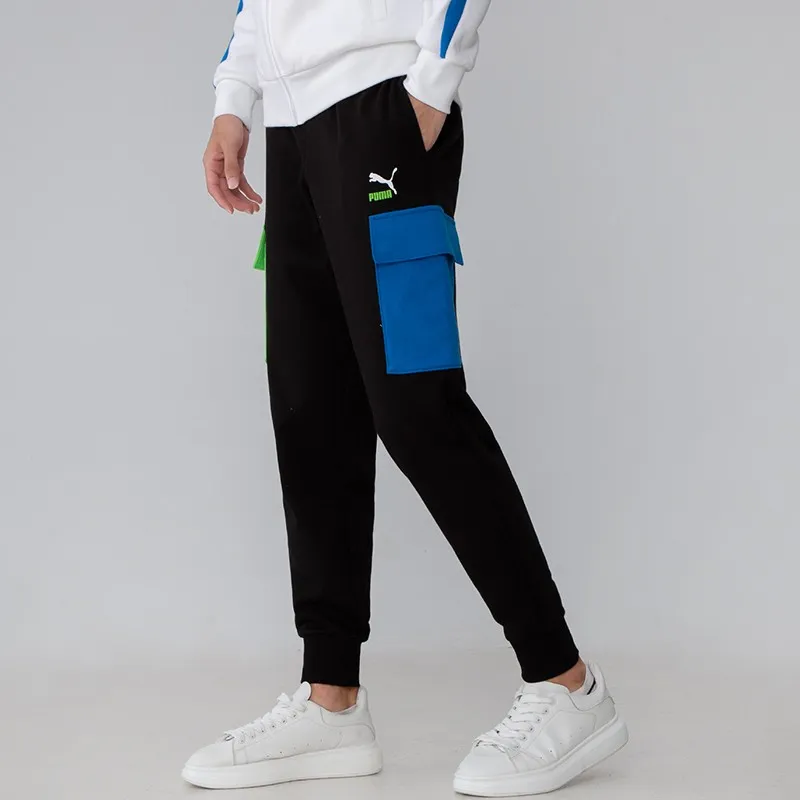 PUMA CLSX Knitted Sweatpants Men's Black-4