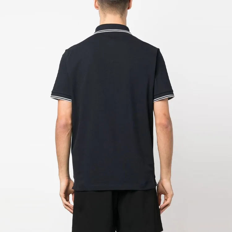 STONE ISLAND Logo Patch Short Sleeved Polo Shirt-2