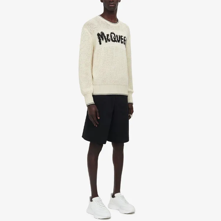 Alexander McQueen Logo Embroidered Sweater-2