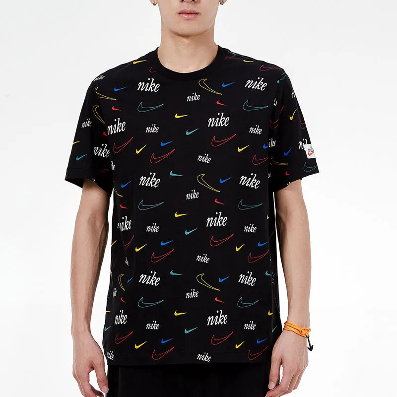 Nike T Shirts Men Black-2