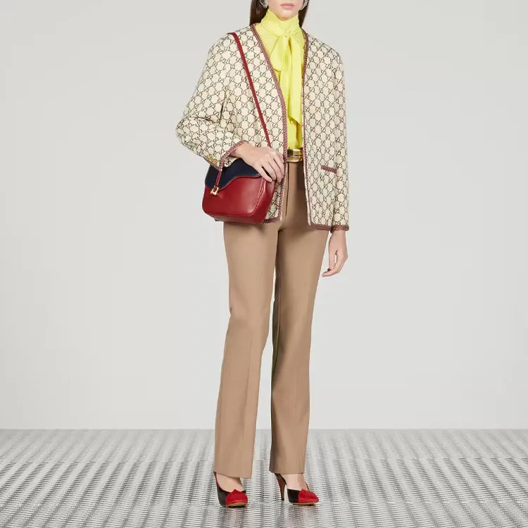 GUCCI GG jacquard Tweed Jacket-1