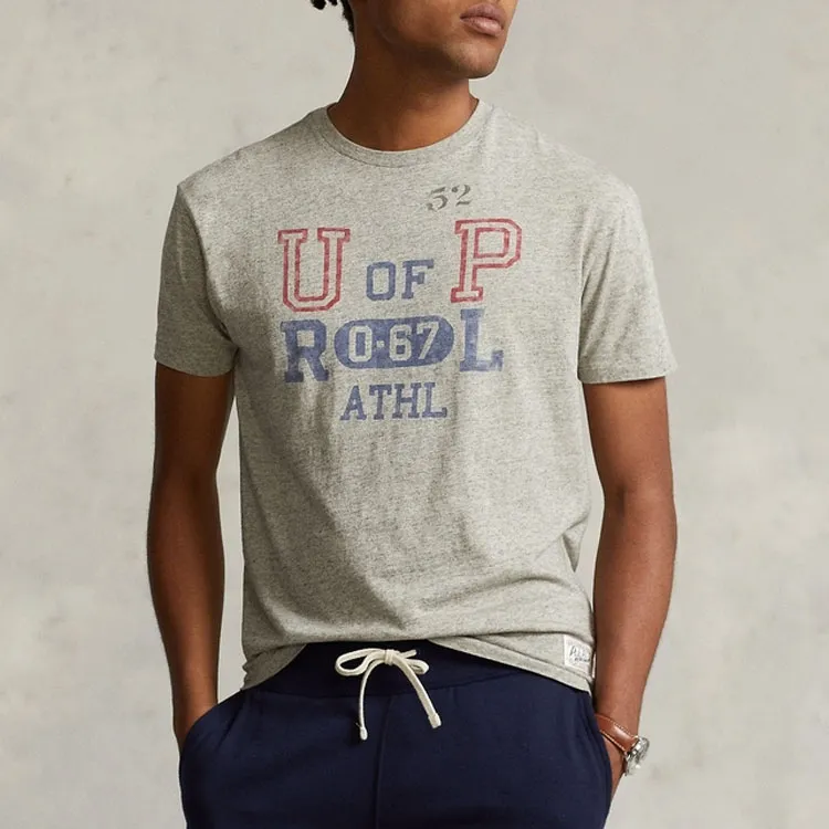 Polo Ralph Lauren T Shirts Men Gray-2
