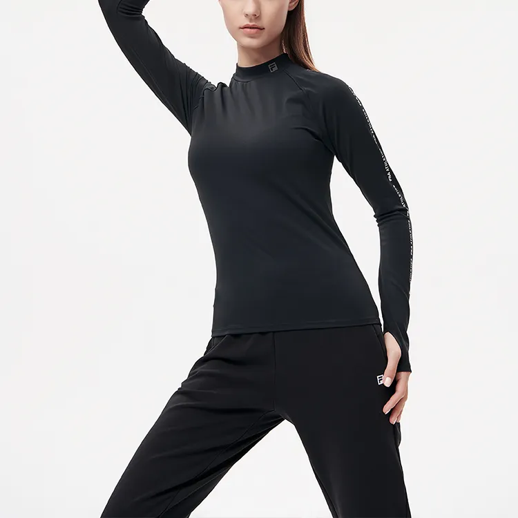 FILA Raglan Sleeve T-Shirt Women's Pitch Black-4