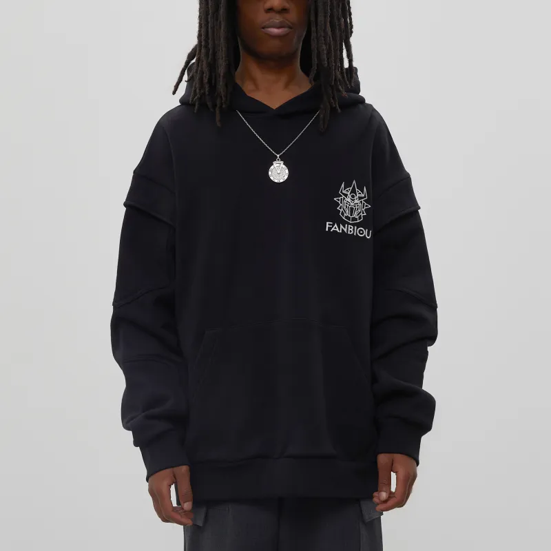 FANBIOU FW21 Hooded Loose Fit Sweatshirt Unisex-2