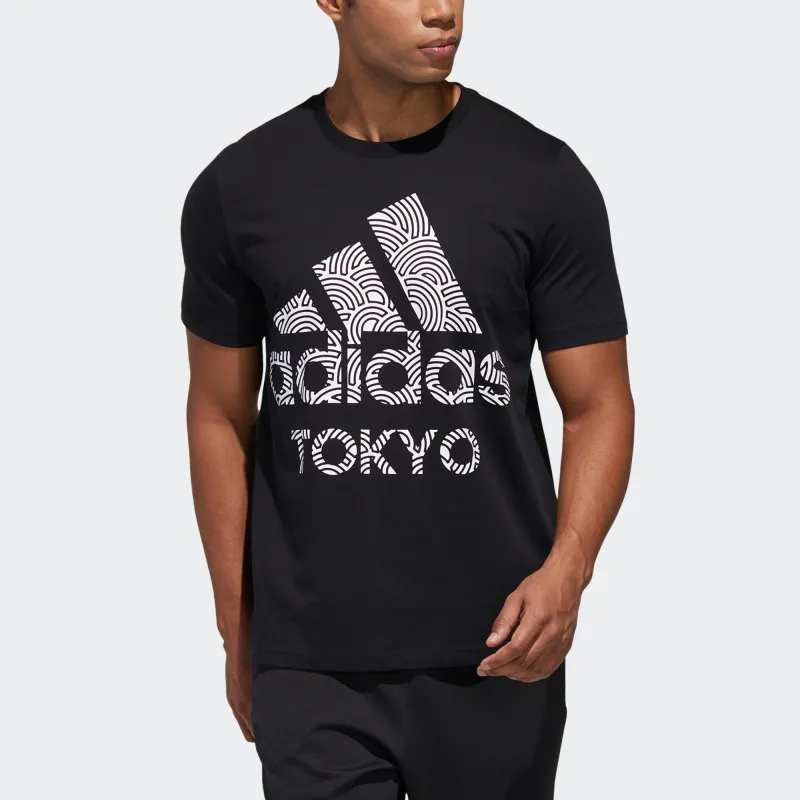Adidas T Shirts Men Black-2